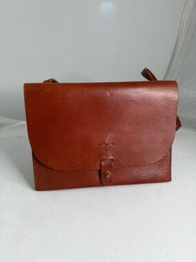 Lucky Brand Leather Fold Over Leather Crossbody Purse